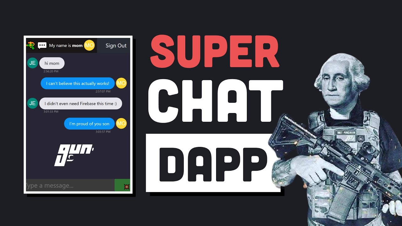 I built a decentralized chat dapp // GUN web3 Tutorial