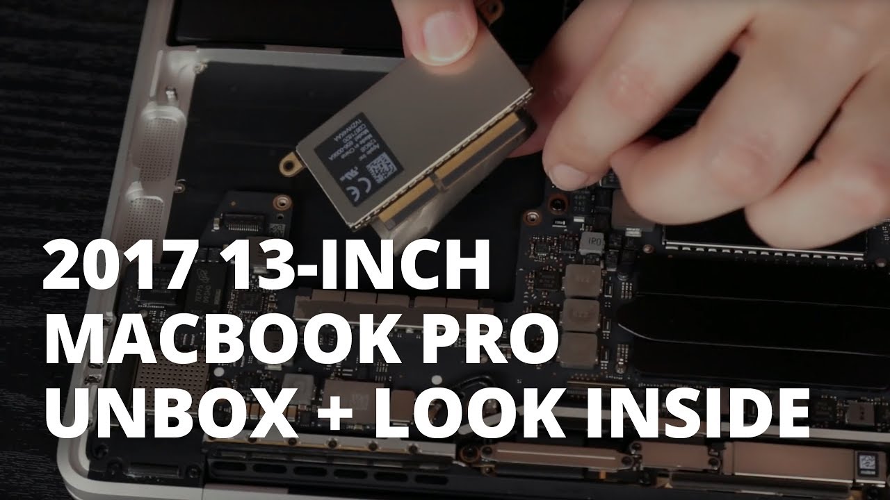 Unboxing of 13" MacBook Pro Base Model Shows Removable SSD