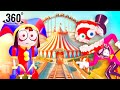 The Amazing Digital Circus Roller Coaster in 360° VR 4K v