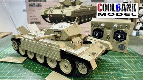 UNBOXING THE COOLBANK CRUSADER MK3 1/16 TANK. Beautiful, but my one had a gap ☹️ #rctank #ww2 #fun
