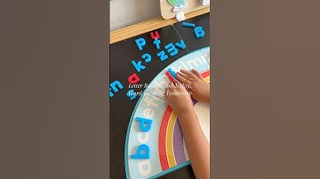 Rainbow Alphabet Letters Letter Recognition ABC #preschoolathome #homeschooling #abcd #alphabetfun