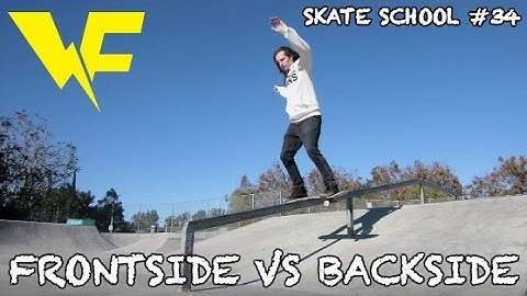 Difference between Frontside & Backside | Skate School Ep 34