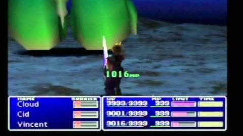 Final Fantasy VII - Emerald Weapon boss battle 2/2