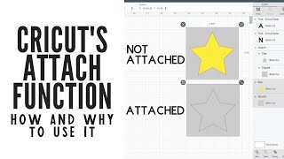 Cricut Attach: Why and How to Use Attach in Cricut Design Space