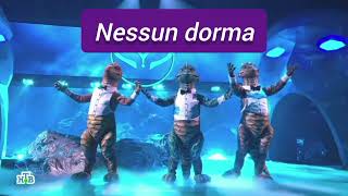 Шоу маска 5 сезон 5 выпуск Змей Горыныч "Nessun dorma" #Пчелетта❤️‍🔥