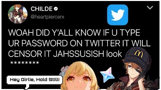 if genshin impact characters had twitter! pt. 3