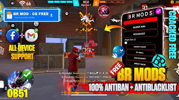 ⚡Free Fire OB51 AIM kill mod menu free☠️new rank season FF hack🔥BR MOD,HAXX-CKER PRO V11, HG CHEAT⚔️