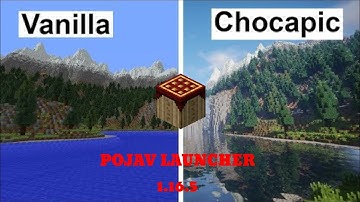 PLAYING CHOCAPIC SHADER ON POJAV LAUNCHER REAL(25FPS)