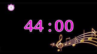 44 minute timer music : countdown 44 minute timer music