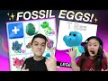 *NEW* HATCHING 30 FOSSIL EGG WITH ROBUX DI ADOPT ME INDONESIA || ADOPT ME ROBLOX INDONESIA