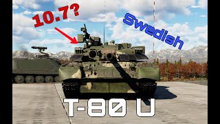 Шведский полковой Т-80У на 10.7 | Swedish T-80 U at 10.7