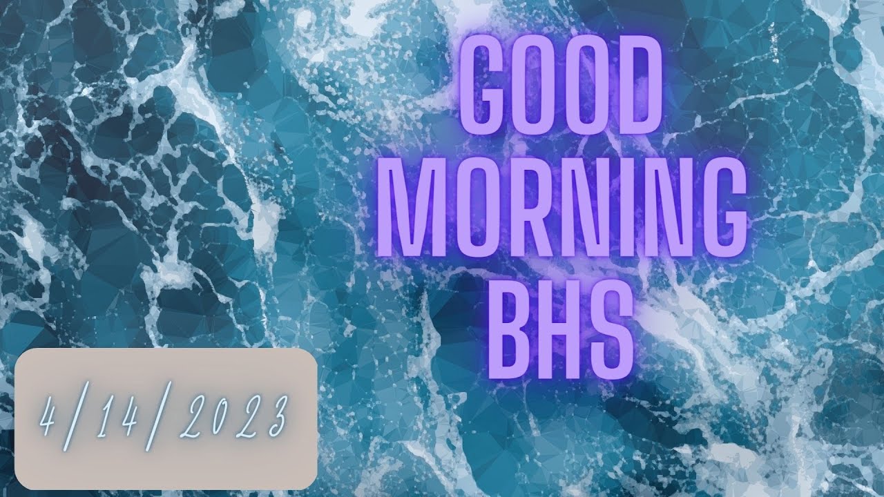 Barberton High School Morning Announcements for Friday, April 14, 2023