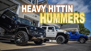 HEAVY HITTIN  H2 HUMMERS SUT and SUV | LIFTED, LEVELED AND LAMBO DOORS |
