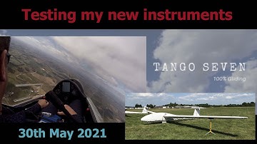 Local flight in my Standard Cirrus glider.Testing my new instruments (OpenVario, ERA80 & PowerFlarm)