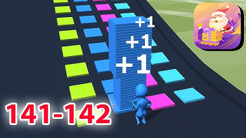 NEW GAME - Stack Colors - Level 141-142  -  New Update Gameplay Walkthrough - All Level(iOS,Android)