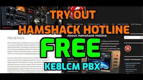 HAMSHACK HOTLINE-CHECK IT OUT FREE-Using KE8LCB