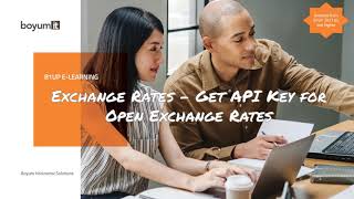 B1UP - Exchange Rates - How to get your Open Exchange Rates API Key
