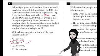 Sat practice test 6 Question 30 module 1 Reading & Writing
