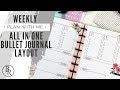 Bullet Journal All in One Weekly Layout | Plans by Rochelle