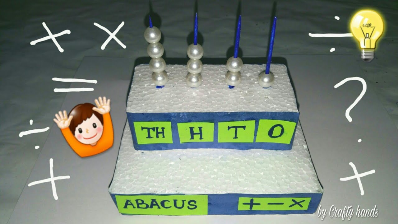 Diy Abacus How To Make Abacus At Home Youtube