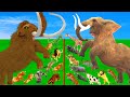 Prehistoric mammals vs modern mammals size comparison mammoth vs elephant animal epic battle