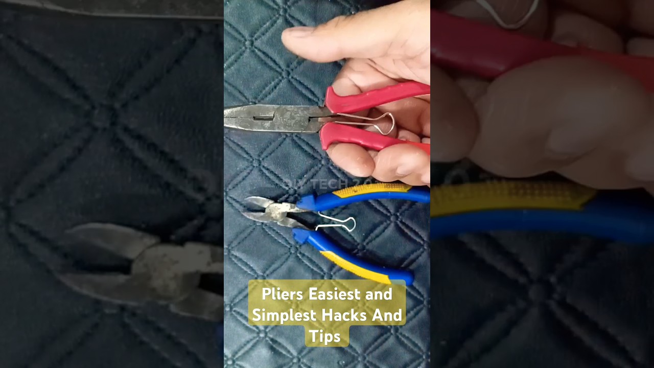 Pliers Useful Tips I Daily DIY Amazing Ideas 