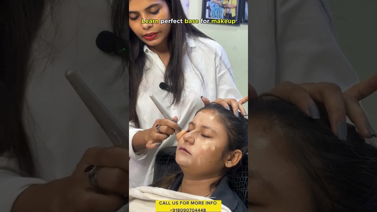 Learn how to make perfect makeup base 