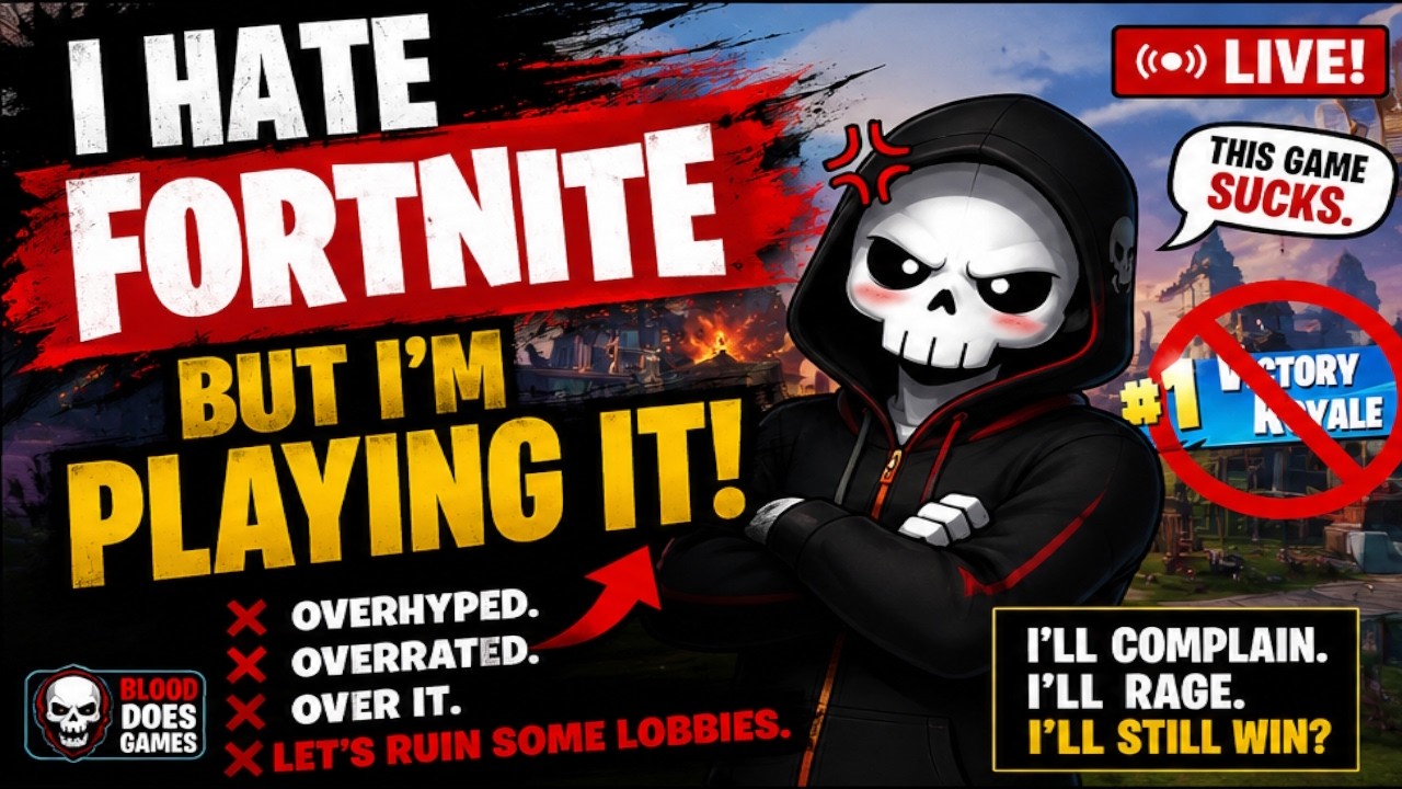 I HATE FORTNITE… SO WHY AM I PLAYING IT AGAIN?! 😡 | RAGE STREAM