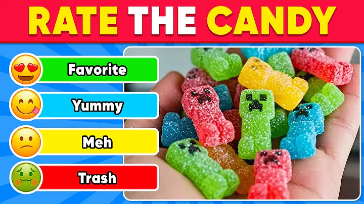 Rate the Candy & Snack Challenge | Ultimate Snack & Candy Tier List 2025 🍋🍬🍟 Daily Quiz