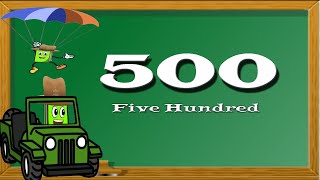 Learning to count from 1 to 500