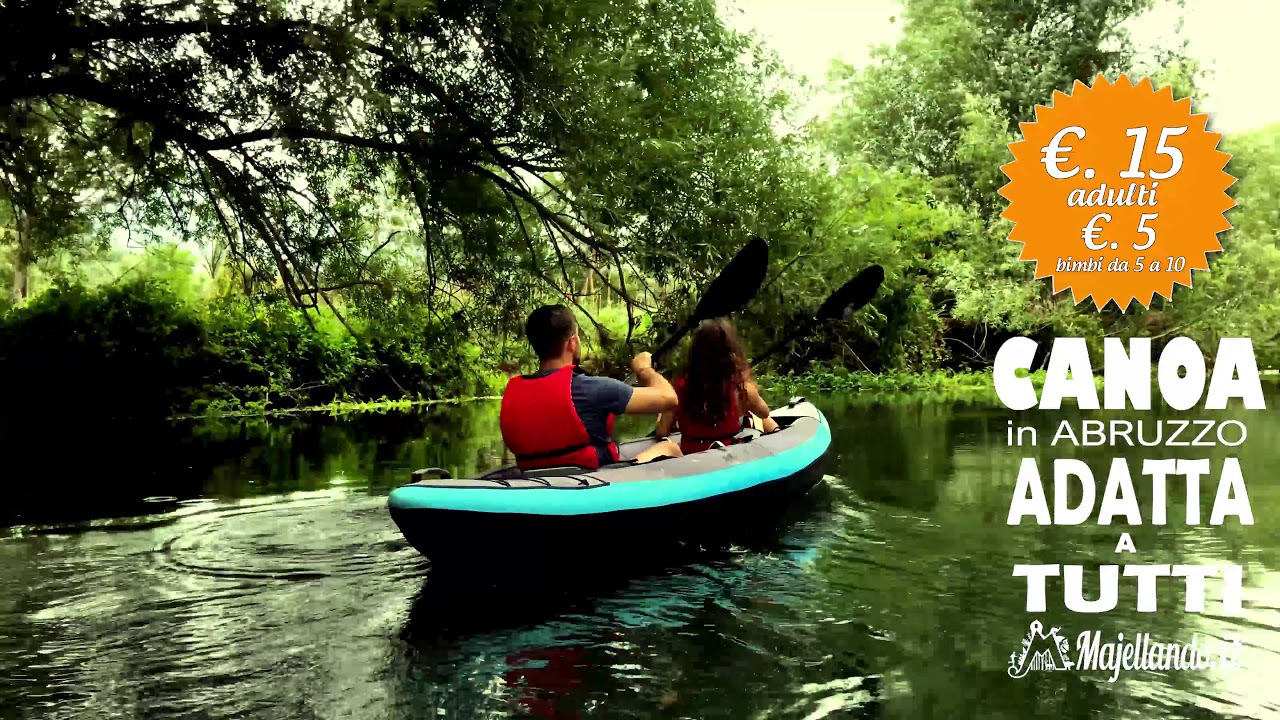 Canoa Sul Fiume Tirino In Canoa Sul Fiume Piu Bello D Abruzzo