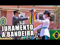 Compromisso de honra - Alunos da Escola Preparatória de Cadetes realizam Juramento a Bandeira