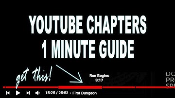 Quick Guide: How to add Chapters to your YouTube Video