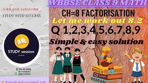 wbbse class 9 math chapter 8.2