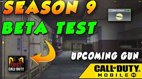 Season 9 Test Server in Call of Duty mobile | Upcoming Gun and Operator Skill