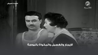 الإيجار والغسيل والمكواة بالبوسة 😂