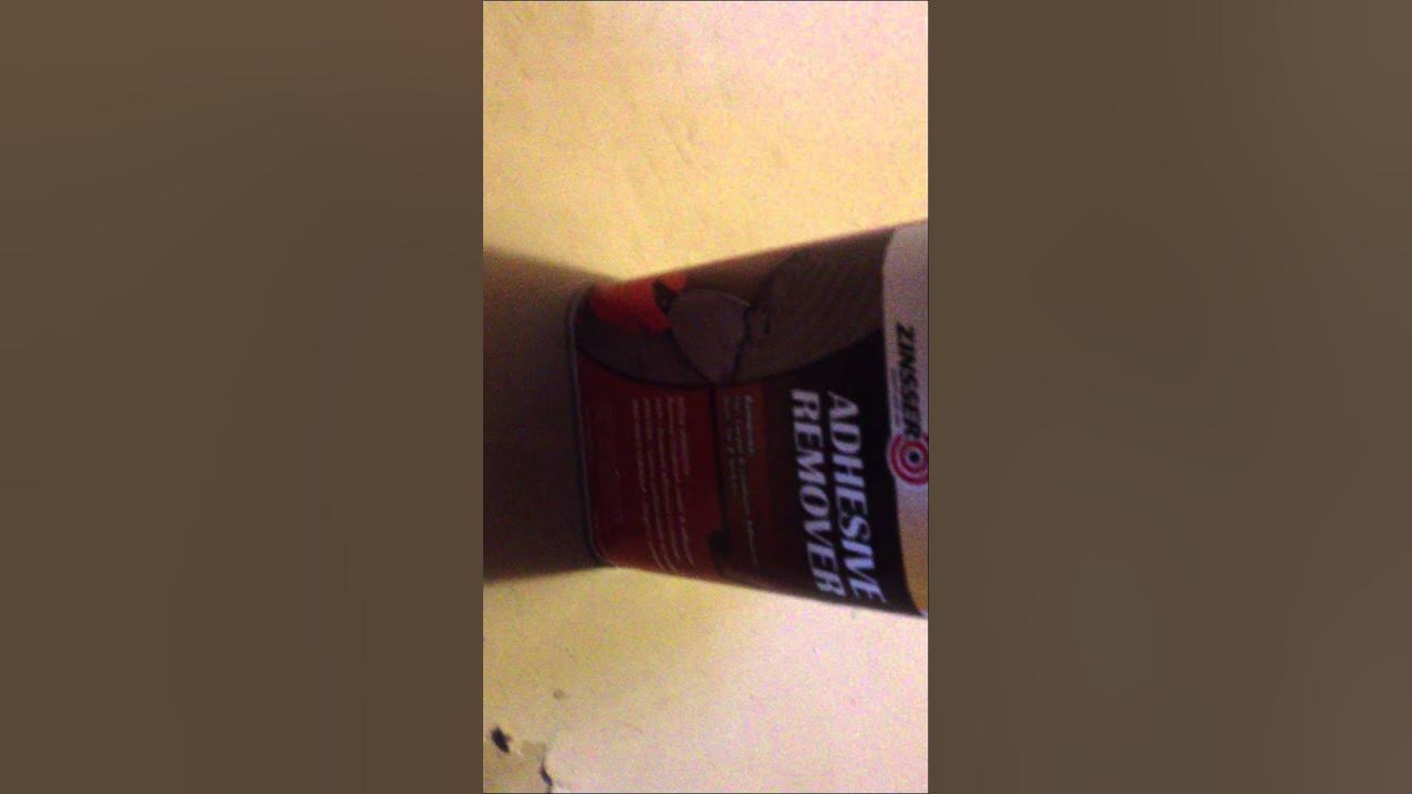 How to remove vinyl tile backing/adhesive/paper with AWESOME results