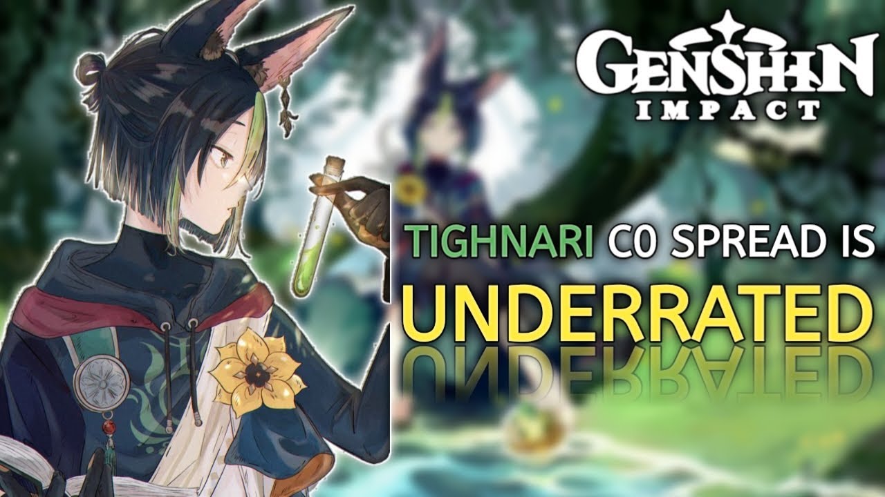 Tighnari C0 Spread Team with Nahida Very Usefull!!! Genshin Impact