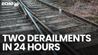 Probe into TWO train derailments in less than 24 hours to look at all possible causes
