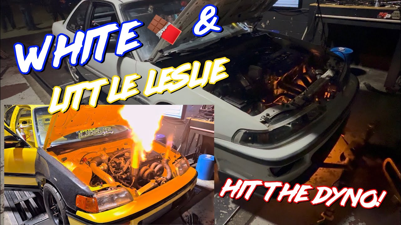 Little Leslie/White 🍫 b series turbo Crx/Da on the dyno!!! 500 horsepower 
