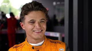 Full Lando Norris Post Qualifying interview Belgian Grand Prix #landonorris #f1 News