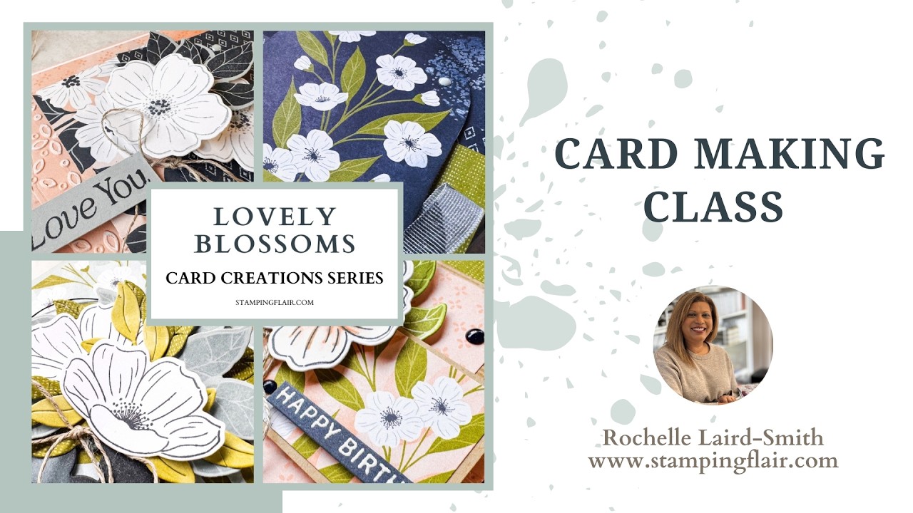 Card Creations Series, Lovely Blossoms Suite, Stampin' Up!, Front Flap Flip Top Fancy Fold Card