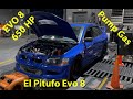 650HP Evo 8 Pump Gas Dyno Session