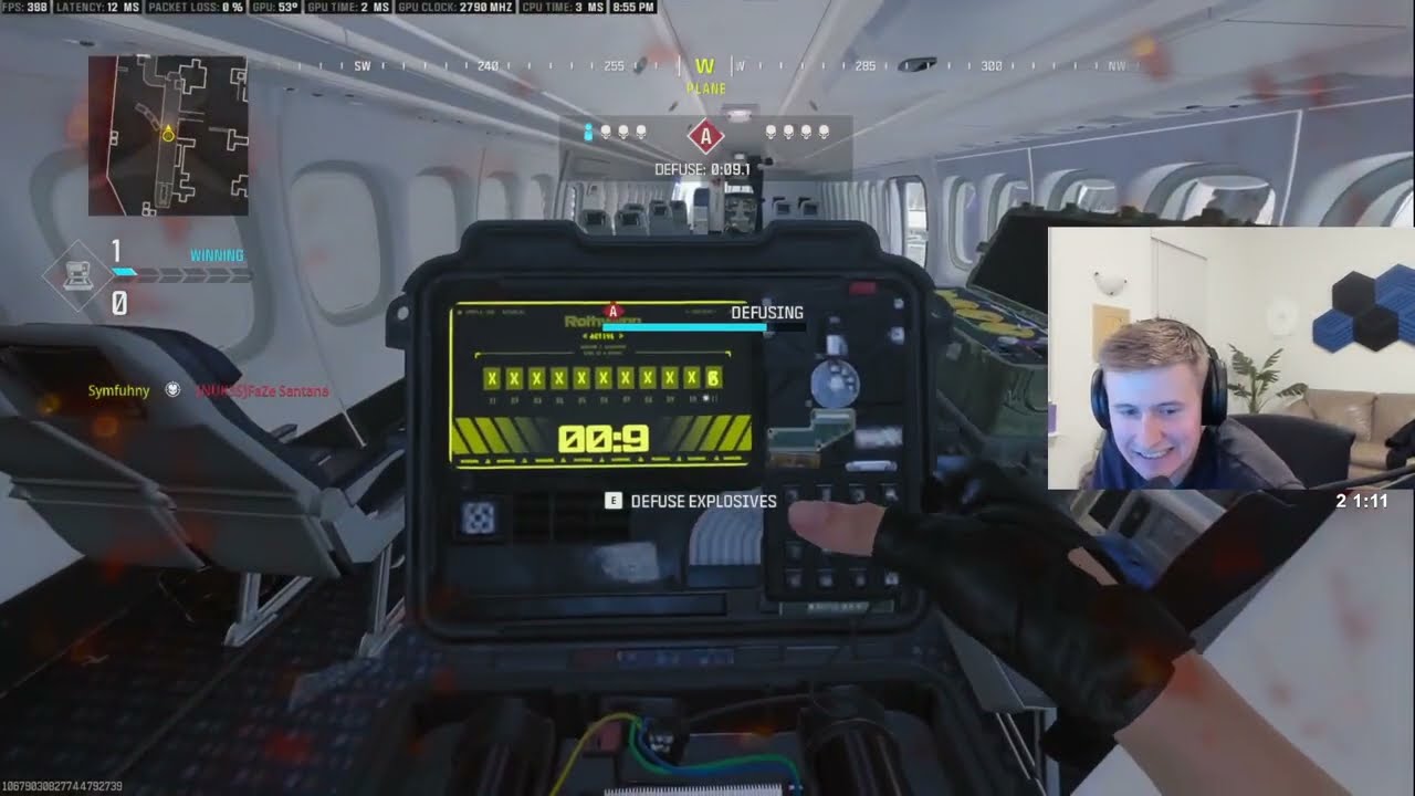 SYMFUHNY CLUTCHES ROUND AGAINST FAZE JSMOOTH & FAZE SANTANA😯