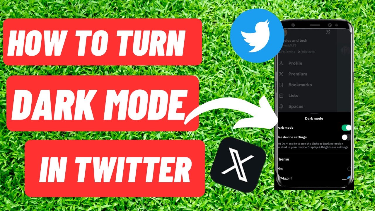 How to turn on Twitter's dark mode