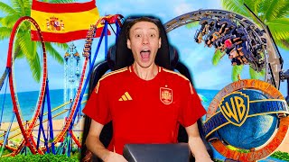 First Time at Parque Warner Madrid: BEST Theme Park in Spain?! @TheJackSilkstone