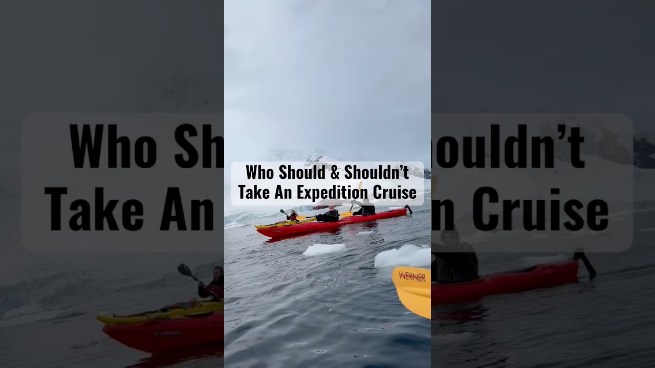 Who should take an expedition cruise? ￼