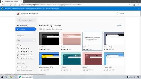 How to install themes from Chrome Web Store on Microsoft Edge