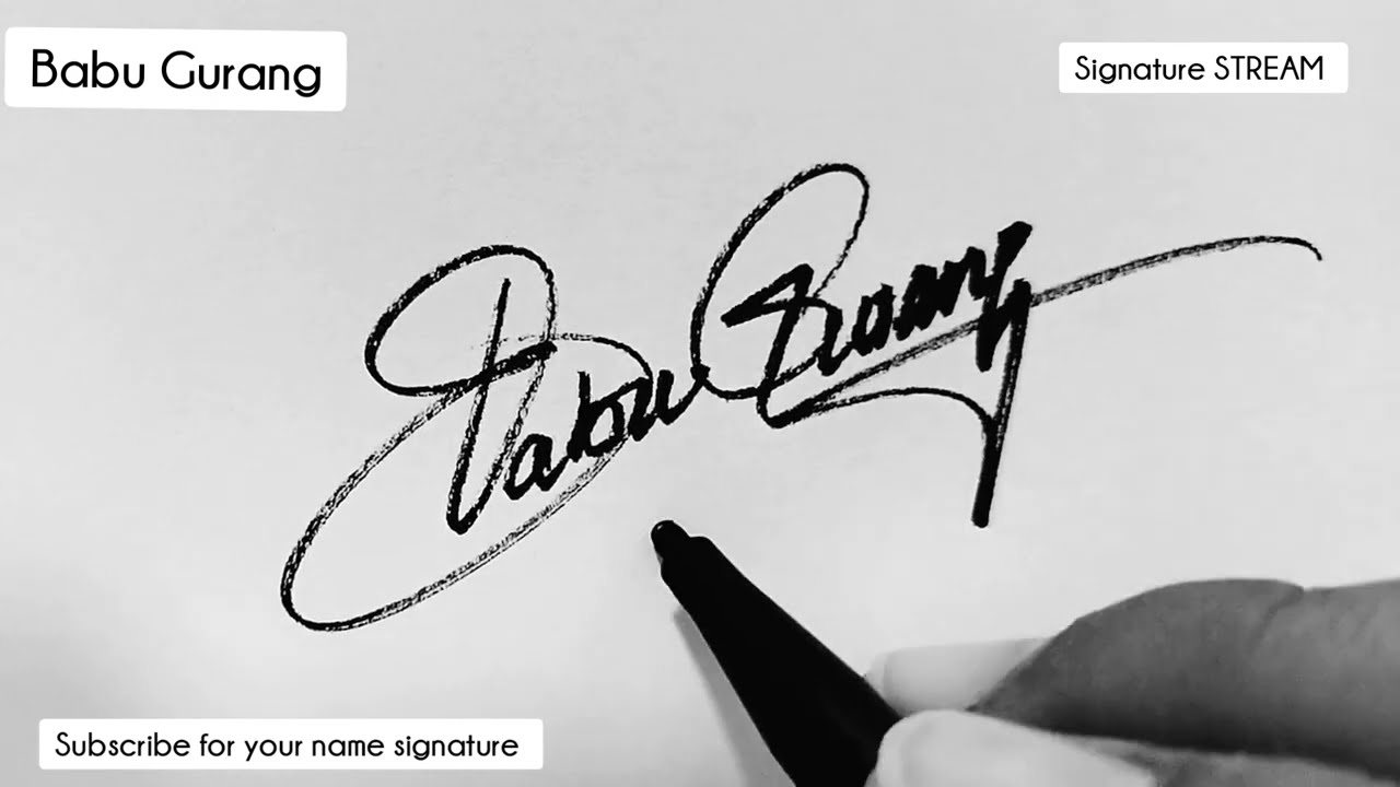 How to make a powerful signature design | Signature that people will love