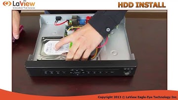How to Install a HDD to LaView USA DVR